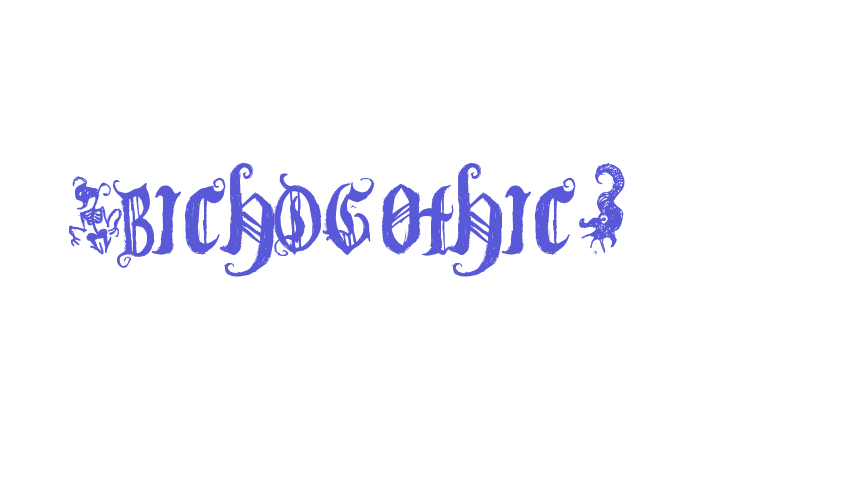 (BichOGothic) Font Download