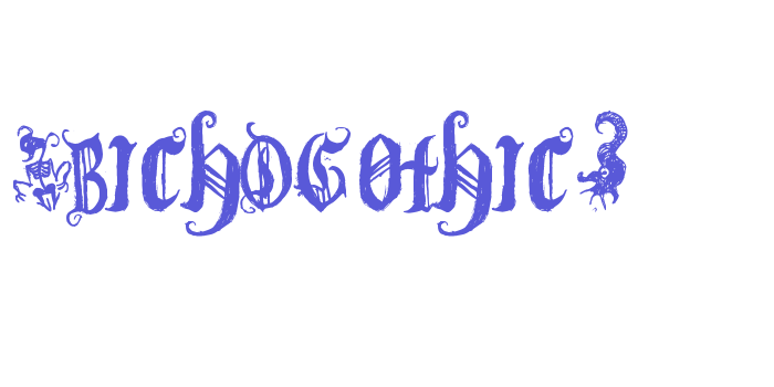 (BichOGothic) Font