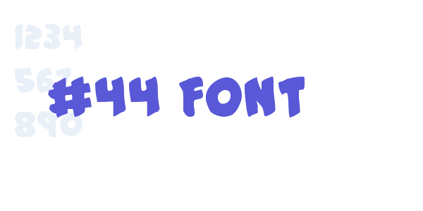 #44 Font font free