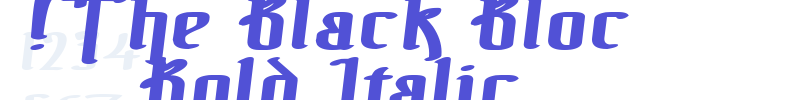 !The Black Bloc Bold Italic