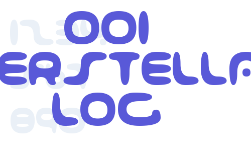 001 Interstellar Log Font Download