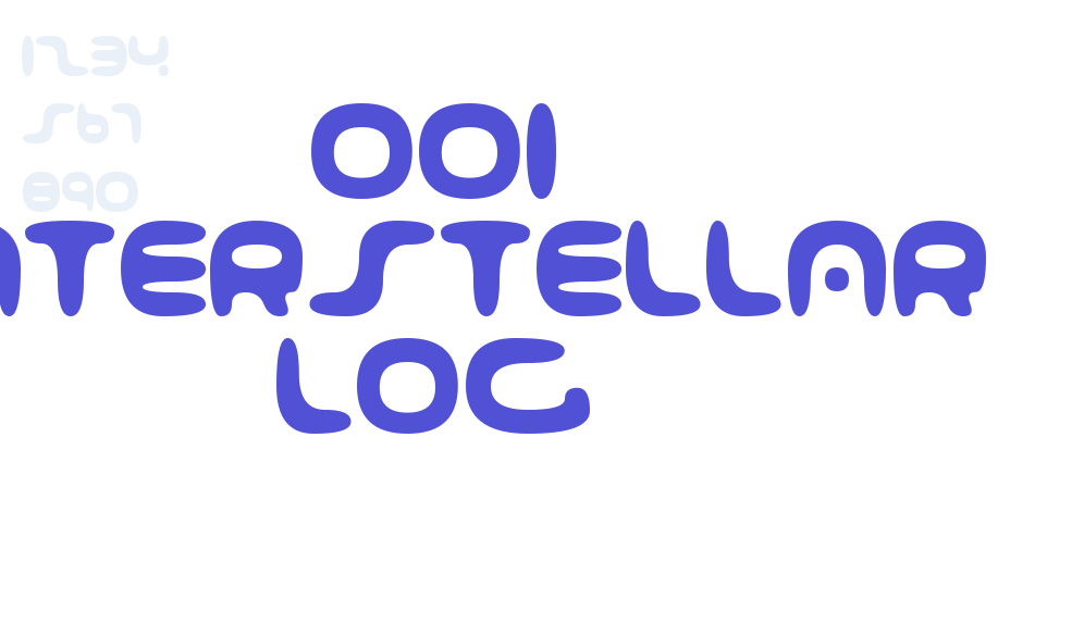 001 Interstellar Log-font-download