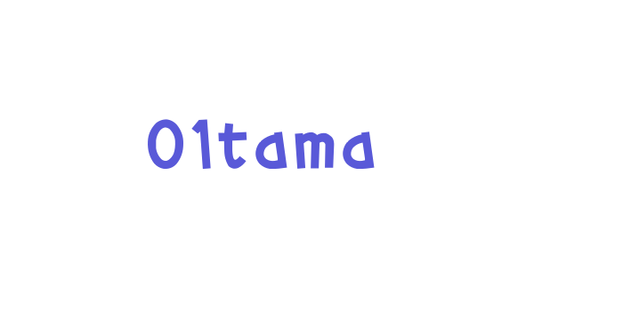 01tama Font Download