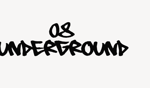 08 Underground Font