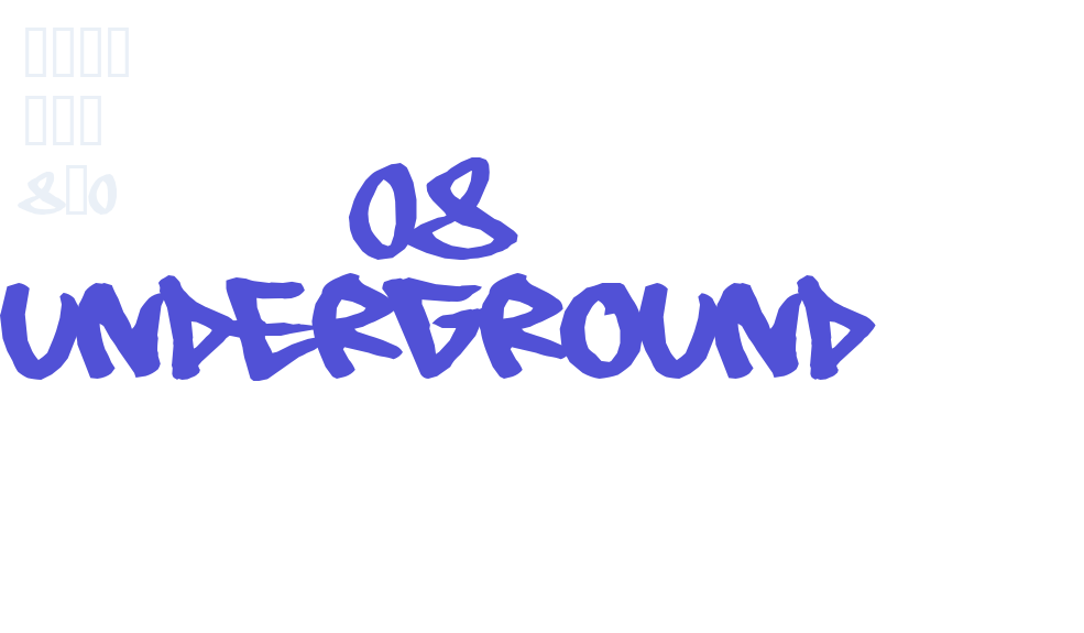 08 Underground-font-download