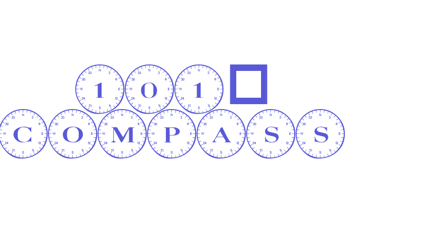 101! Compass Font Download