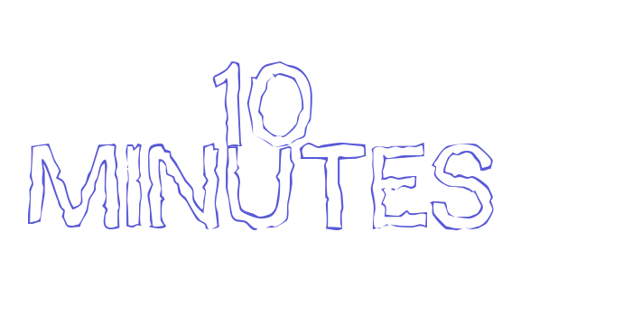 10 Minutes Font