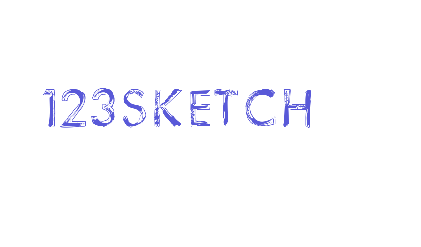 123Sketch Font Download