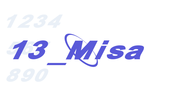 13_Misa Font