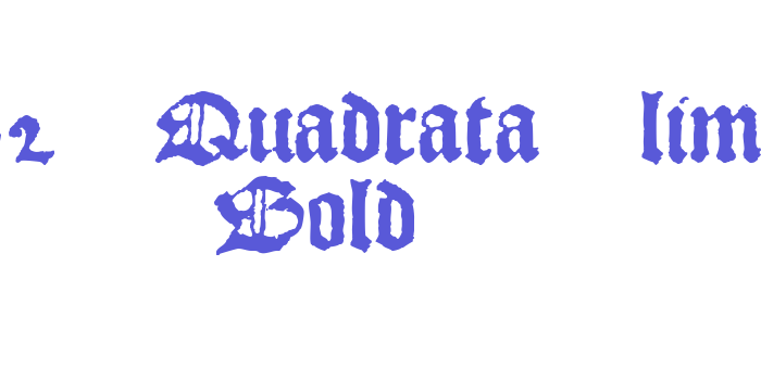 1492_Quadrata_lim Bold Font Download