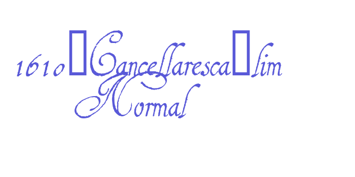 1610_Cancellaresca_lim Normal Font Download