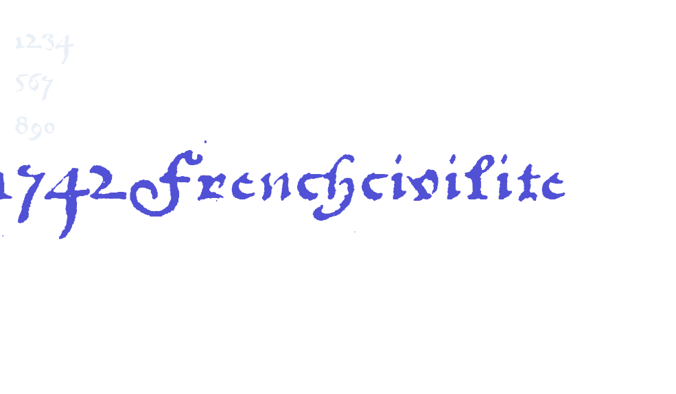 1742Frenchcivilite-font-download