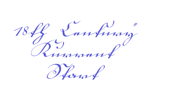 Download 18th Century Kurrent Start Font