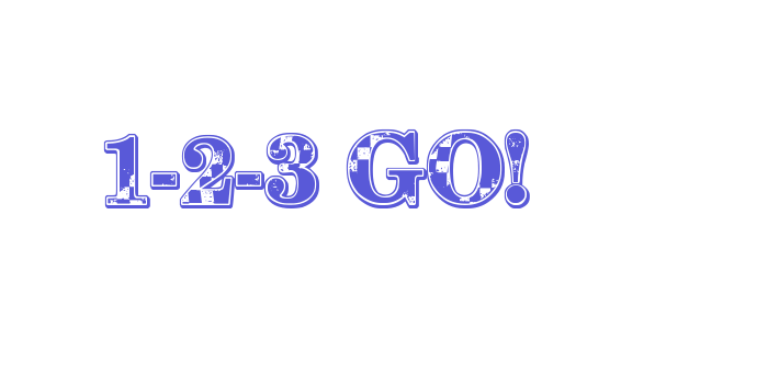 1-2-3 GO! Font Download