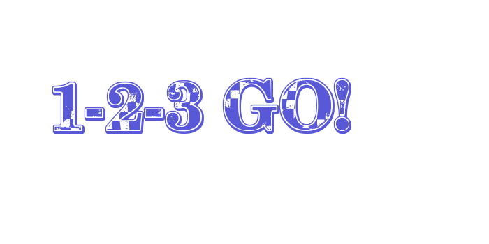 1-2-3 GO! Font