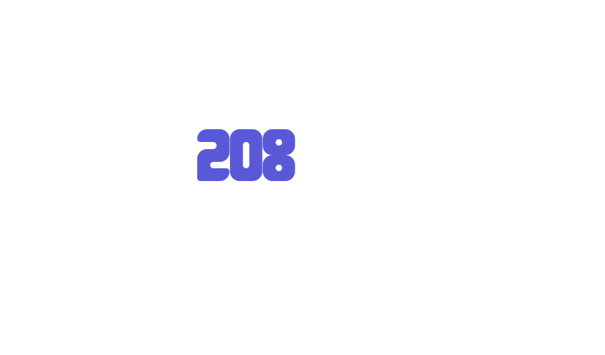 208 Font Download