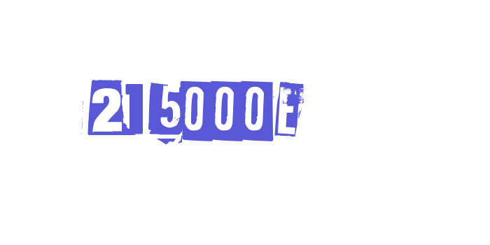 215000E Font Download