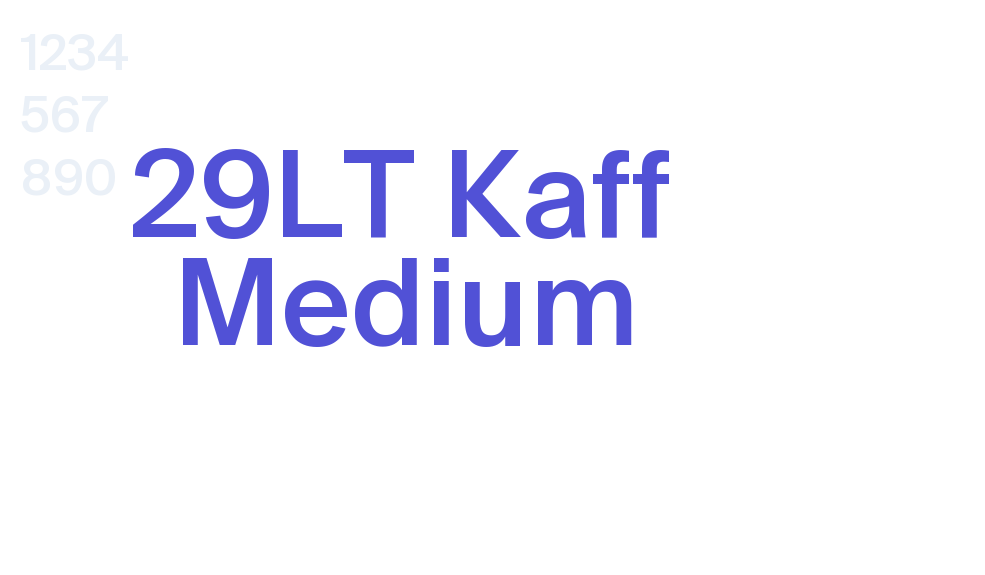 29LT Kaff Medium-font-download