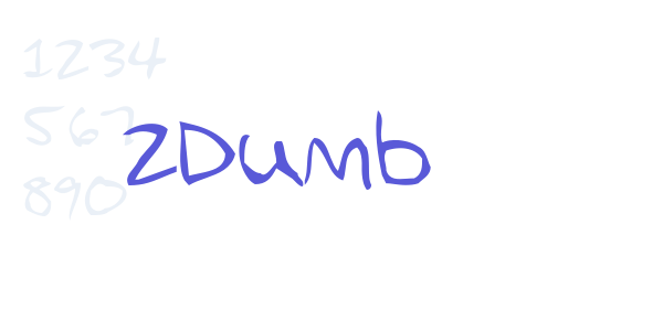 2Dumb font free