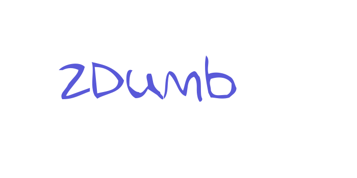 2Dumb Font