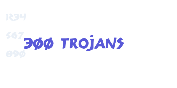 300 Trojans font free