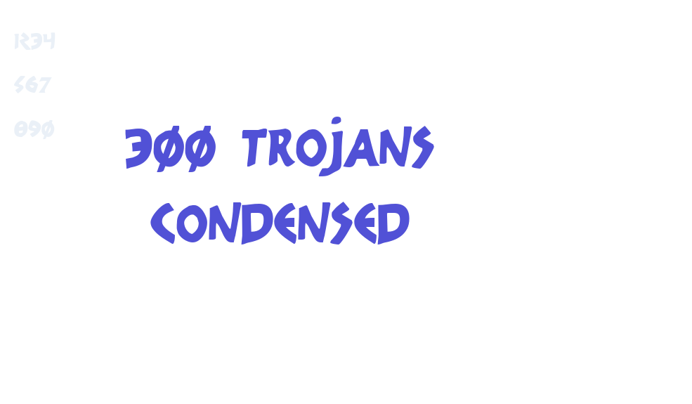 300 Trojans Condensed-font-download