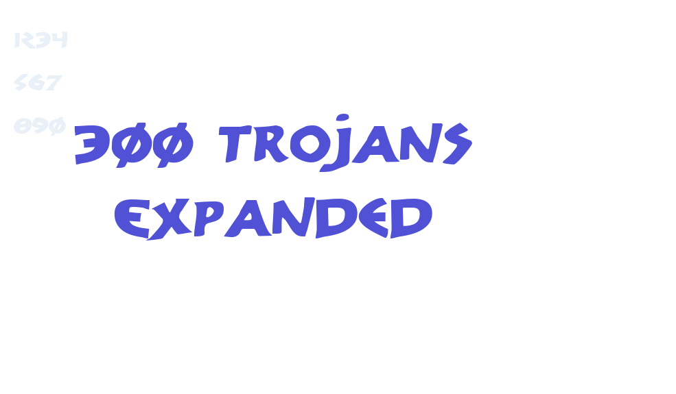 300 Trojans Expanded-font-download