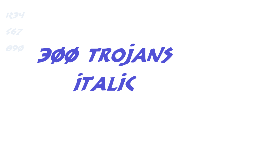 300 Trojans Italic-font-download