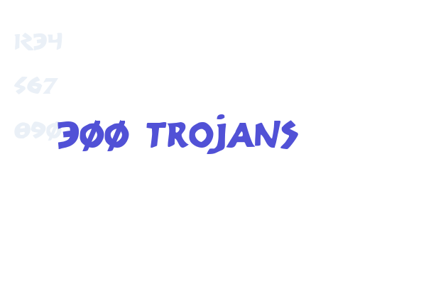 300 Trojans Font Download