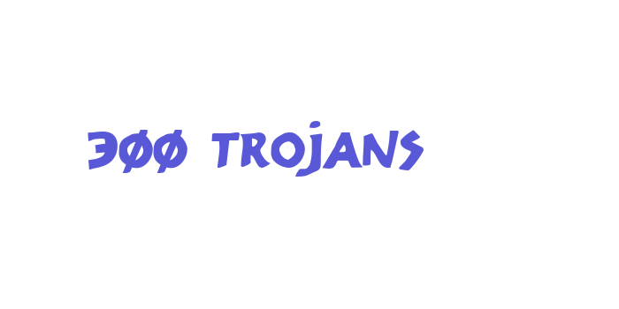 300 Trojans Font Download