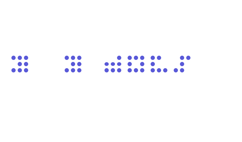 3×3 dots Font Download