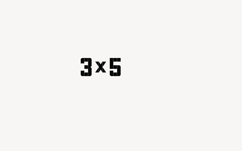 3×5 Font