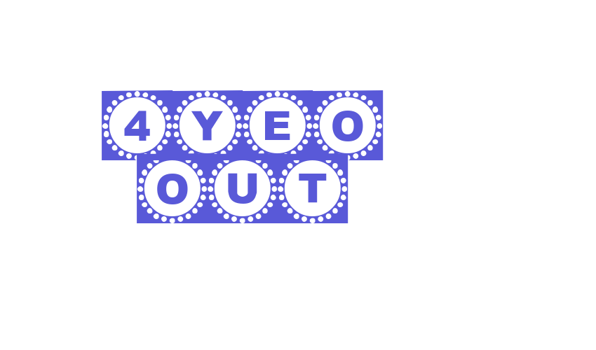 4YEO OUT Font Download