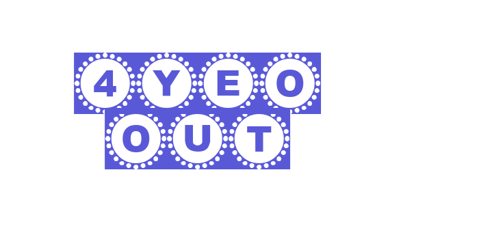 4YEO OUT Font Download