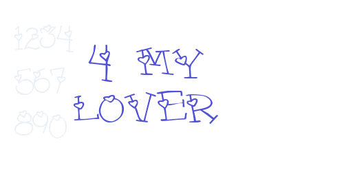 4 my lover-font-download
