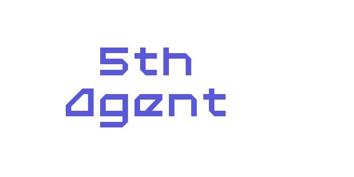 5th Agent Font Download