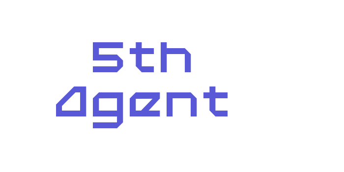 5th Agent Font