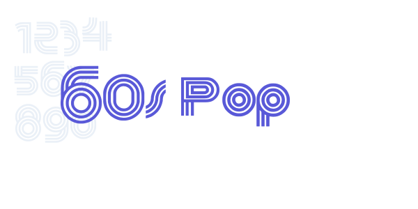 60s Pop font free