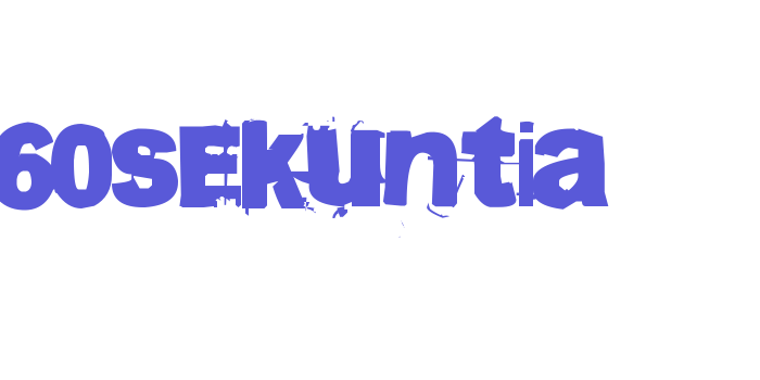 60sekuntia Font Download