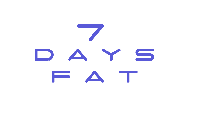 7 days fat Font