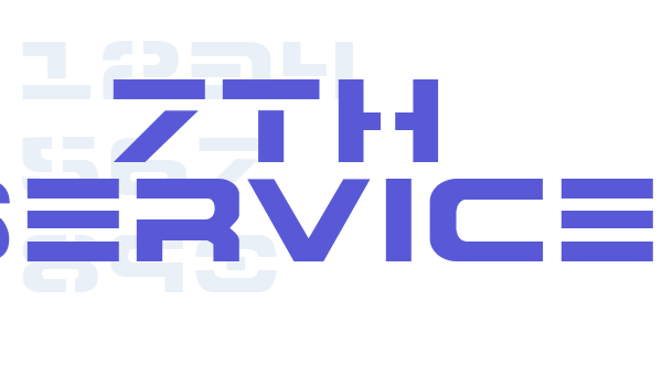 7th Service Font