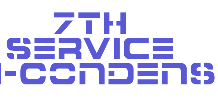 7th Service Semi-Condensed Font Download