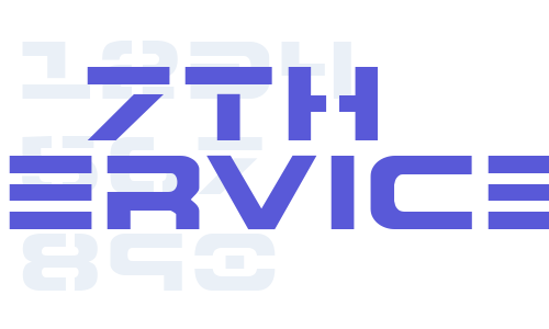 7th Service Font Download