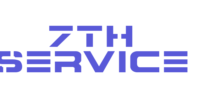 7th Service Font Download