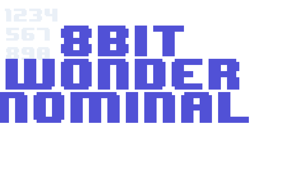 8BIT WONDER Nominal-font-download