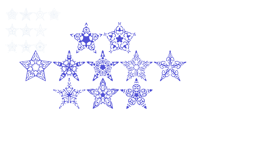 90 Stars BRK-font-download