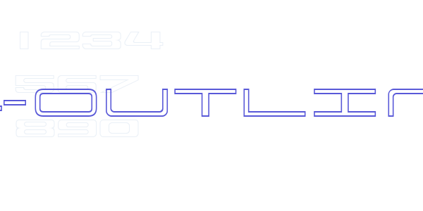 914-OUTLINE font free