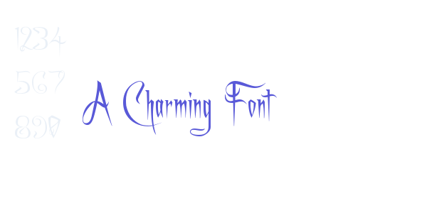 A Charming Font font free