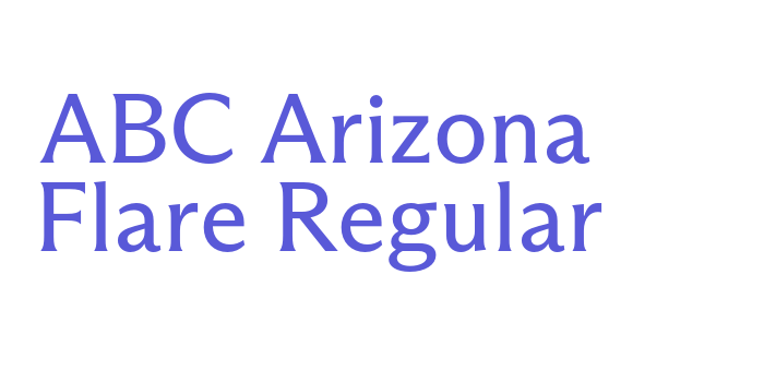 Download ABC Arizona Flare Regular Font