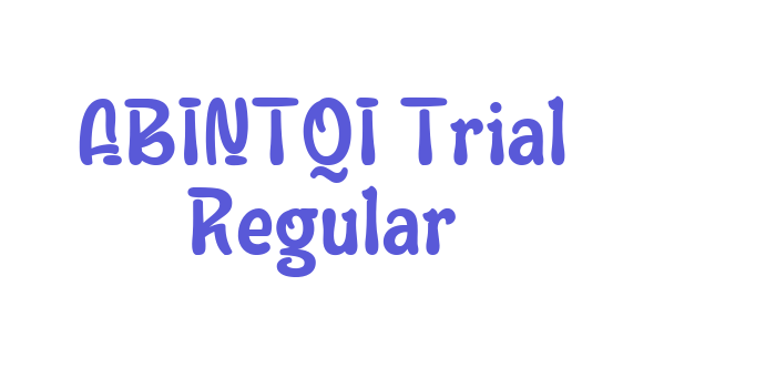 ABINTQI Trial Regular Font Download